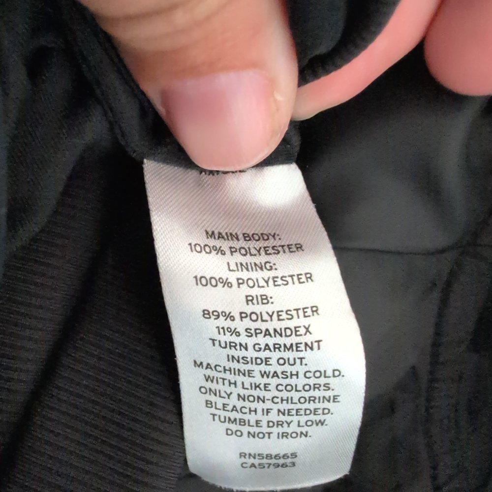 Zella Women's Black Hooded Windbreaker Jacket - Size L - Picture 8 of 8